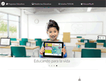Tablet Screenshot of grupoeducare.com